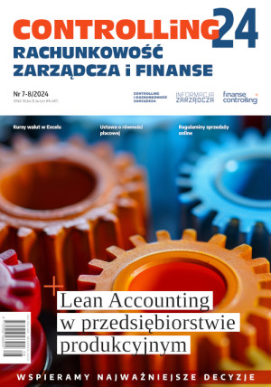 Controlling i Rachunkowość Zarządcza nr 7-8/2024 - Lean Accounting w przedsiębiorstwie produkcyjnym